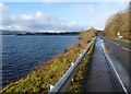 A85 skirts Loch Awe below Cruachan