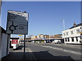 Roundabout sign in Commercial Road