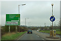 A128 approaching junction for West Horndon