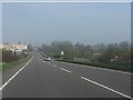 View from the railway bridge, A525