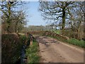 Bridge over stream near Wheatcroft Farm