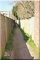 Footpath between Stockton Close and Belland Drive