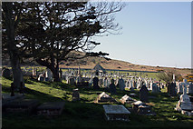 SH7683 : The cemetery of St.Tudno's Church, Great Orme, Llandudno, Conwy by Mike Gentry