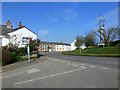 Road junction at St Just in Roseland