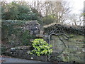 Stone stile on footpath south of Castle Hill