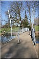 Pittville Lake footbridge