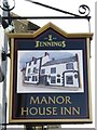 Sign for The Manor House Inn, Main Street