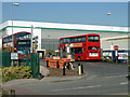 Entrance to Beddington bus garage