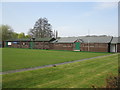 Godalming and Farncombe Bowling clubhouse and bowling green