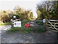 Godlingston Heath, warning signs