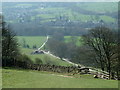 Downhill view, lower slopes of Win Hill