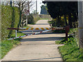 The barrier on Oaks Track