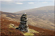 NT1528 : Cairn east of Taberon Law by Jim Barton