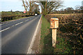 Milepost on the A52