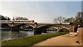 TQ1774 : Train crossing Richmond Railway bridge by Paul Gillett