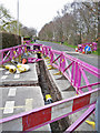 Gas main renewal works, Back Lane