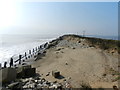 TA4213 : Beach defences on Spurn Point by Peter Barr