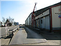 View along the road through Rackheath Industrial Estate