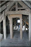 SP2557 : Charlecote Mill - the bin floor by Chris Allen