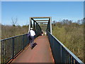 Foot bridge over railway