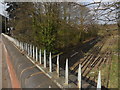 Disused tube tracks just beyond Epping tube station