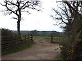 Farm entrance off Rockbeare Hill