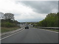 SP0772 : M42 motorway - westbound entry sliproad, junction 3 by Peter Whatley