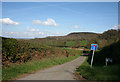 Out Lane and view to Beeston Hill