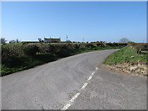 J1737 : View westwards along Lisnacroppan Road from the mouth of Knock Road by Eric Jones