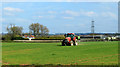 2012 : Spreading fertilizer near Mayshill