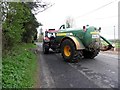 Slurry tanker, Favour Royal Road, Kilclay