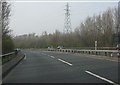 A533 curving north of the A562 junction