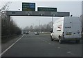 A562 - gantry sign for the A5300 junction