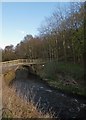 SE4006 : Restored pack horse bridge over the River Dearne by Steve  Fareham