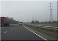 SJ3899 : M57 motorway - the final mile by Peter Whatley