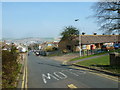 Looking down Meeching Rise