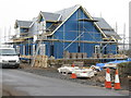 New house under construction at Lanton