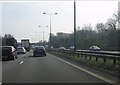 M6 motorway south of Low Bank Road bridge