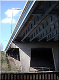 SJ9395 : Motorway Bridge M67 by Stephen Burton