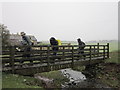 The footbridge near Green Croft Farm