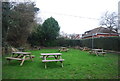 Beer garden, The Unicorn