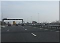 M6 motorway - southbound M62 slip roads join