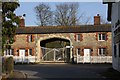 Entrance gate to the Manor