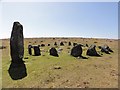 SX5869 : Hingston Hill Stone Circle by Tony Atkin