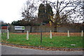 Footpath signpost, Lambs Green