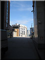 View north past South Yorkshire Travel offices