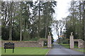 Entrance to Glamis Castle