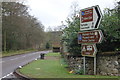 NO6071 : Glen Esk road junction near Edzell by Roger Davies