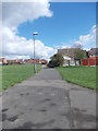 Footpath - end of Ingleborough Drive