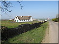 Thatched cottage at the junction of Ballynafern and Sentry Box roads